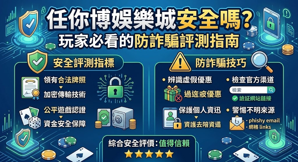 深入解析任你博娛樂城評價與安全性，幫你避開常見詐騙雷區